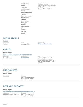 Patrick Roney Lawyer Patrick Roney | PDF