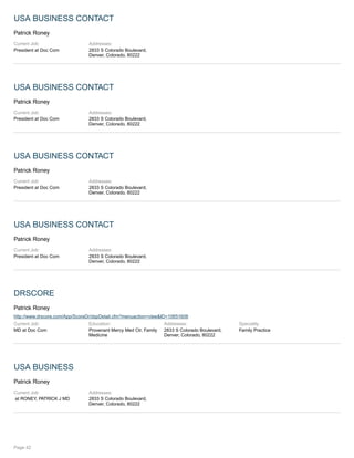 Patrick Roney Lawyer Patrick Roney | PDF