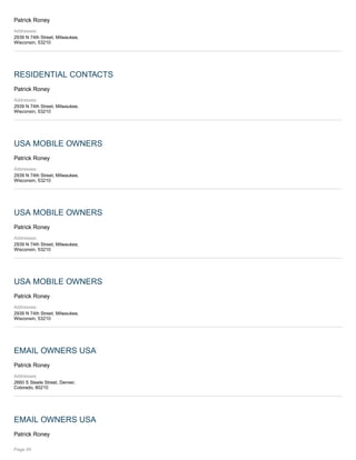 Patrick Roney Lawyer Patrick Roney | PDF