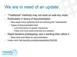 Documenting For Interactive Websites