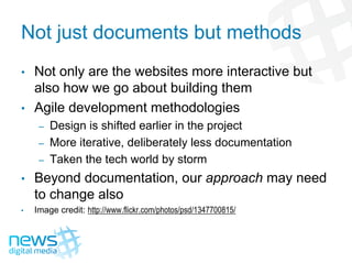 Documenting For Interactive Websites