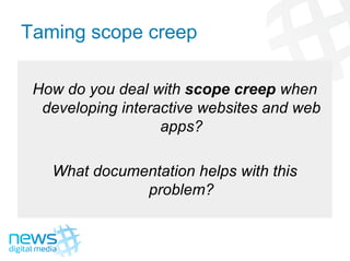 Documenting For Interactive Websites