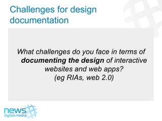 Documenting For Interactive Websites