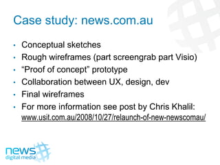 Documenting For Interactive Websites
