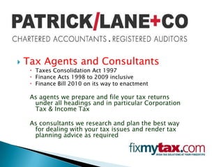 Taxes Consolidation Act 1997 