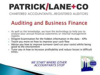 Cash Flow examination and review