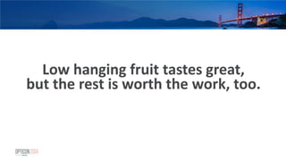 Test Idea #1
Quotas / Tier Levels / etc
 