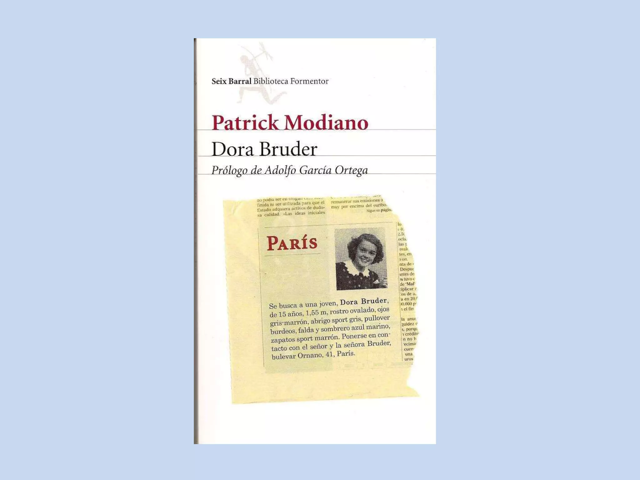 Patrick modiano PREMIO NOBEL LITERATURA
