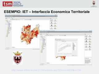 ESEMPIO: IET – Interfaccia Economica Territoriale




    http://www.infotn.it/cms-01.00/articolo.asp?IDcms=6637&s=194
 