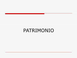 PATRIMONIO 