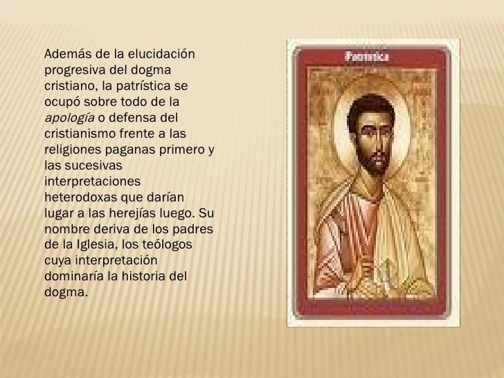 patristica y escolastica