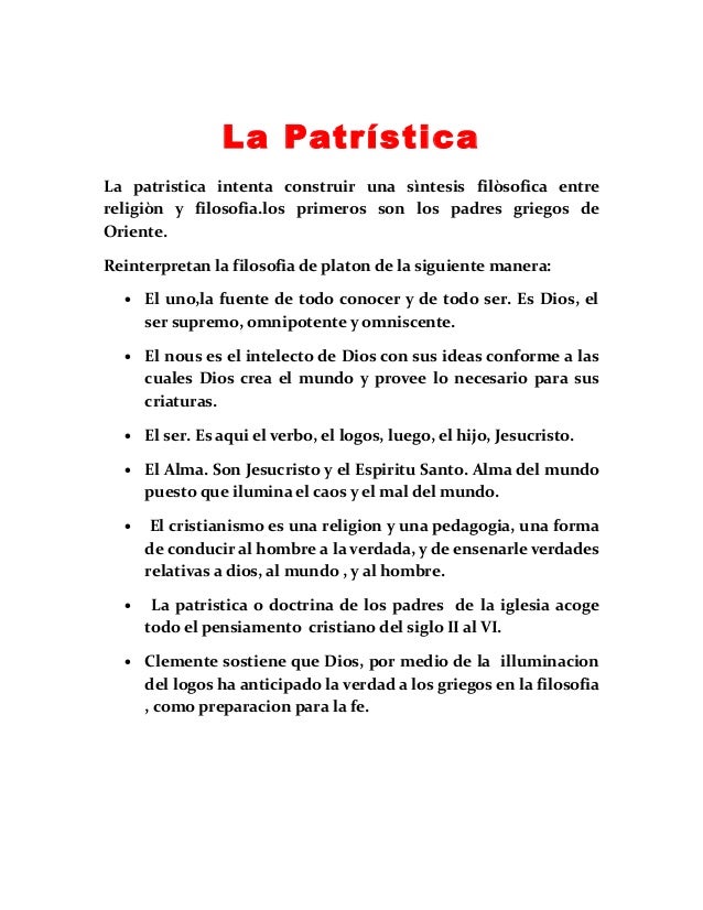 patristica spagnolo