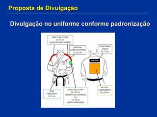 Proposta de Divulgação Divulgação no uniforme conforme padronização 