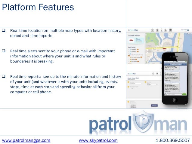 consumer GPS Tracker User Interface prezo 1 2013