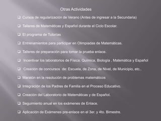 OBJETIVOGenerar en el alumno un pensamiento; analítico, crítico, constructivo, imaginativo, promoviendo la investigación y el razonamiento como base para la toma de decisiones; es decir generar un pensamiento de competencias para la vida.