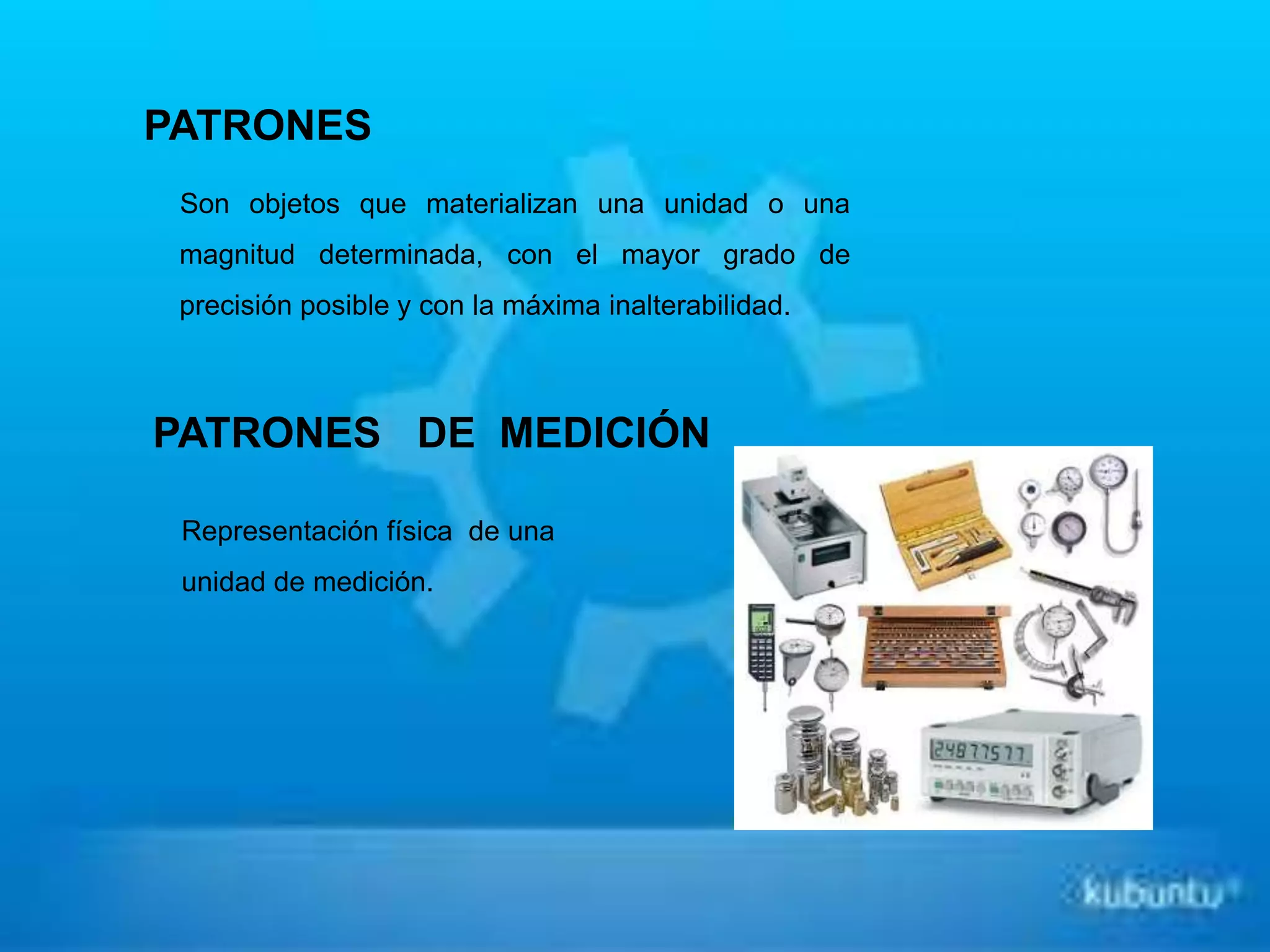 Patrones de medición | PPTX