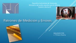 Republica bolivariana de Venezuela
Ministerio del poder popular para la defensa
Catedra: electiva II
REALIZADO POR:
 Primera Jhoanny
 