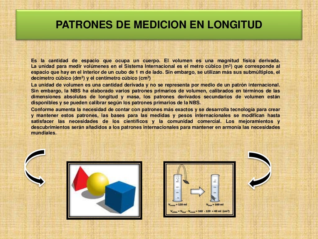 Patrones de medición.