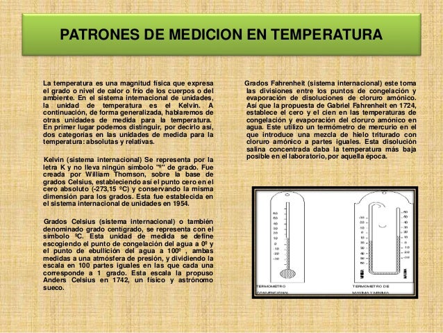 Patrones de medición.