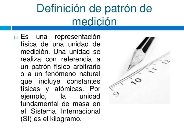 Patrones de medicion