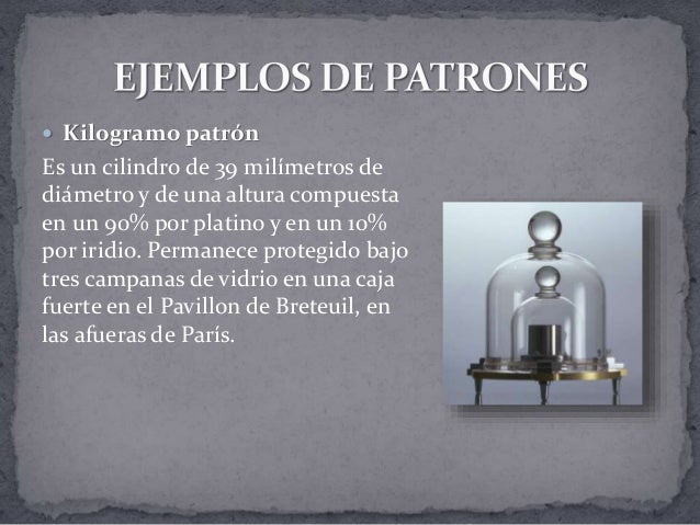 Patrones de medida