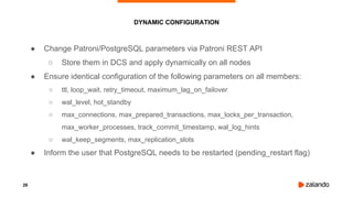 Patroni - HA PostgreSQL made easy | PDF
