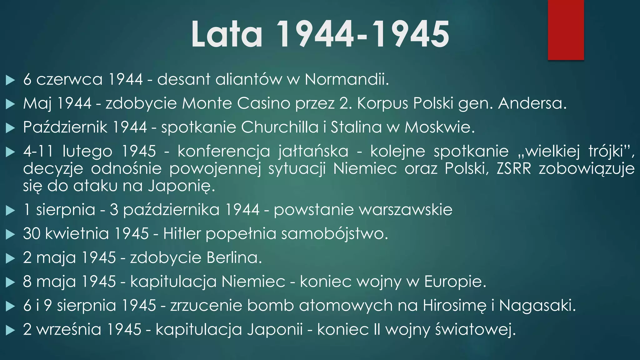 II wojna światowa | PPTX | War and Conflicts