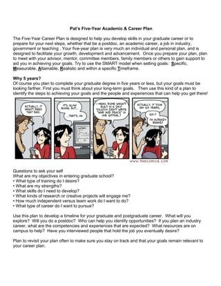 An example IDP | PDF | Postgraduate Education | College Education