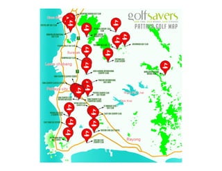 Pattaya golf course map
