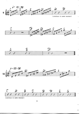 Pattens for jazz jerry coker