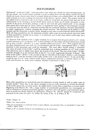 Pattens for jazz jerry coker