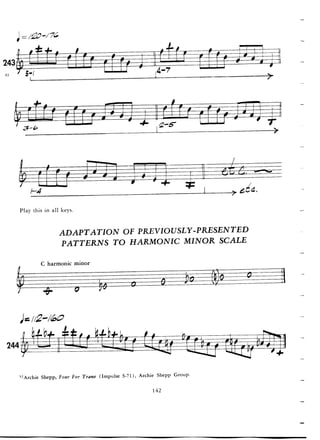 Pattens for jazz jerry coker