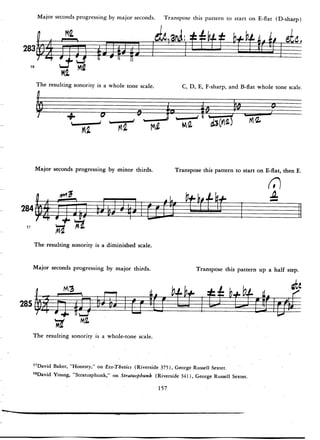 Pattens for jazz jerry coker