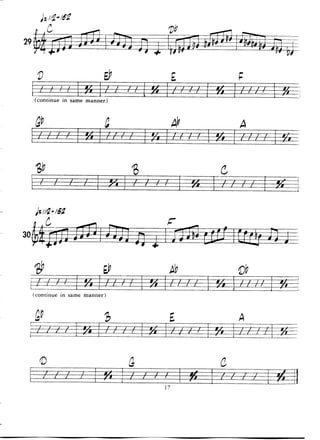 Pattens for jazz jerry coker