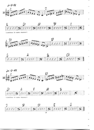 Pattens for jazz jerry coker