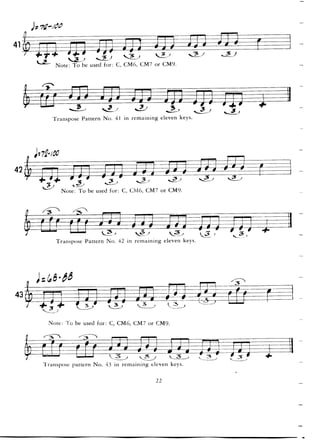 Pattens for jazz jerry coker