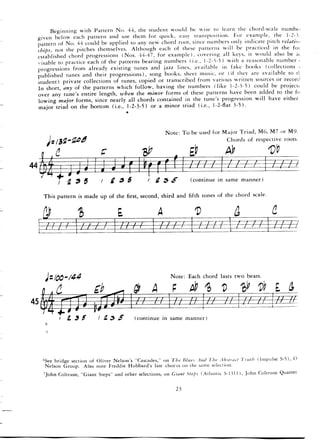 Pattens for jazz jerry coker