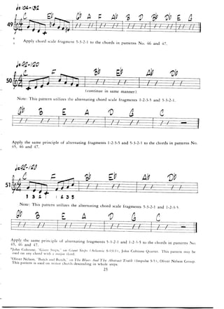 Pattens for jazz jerry coker