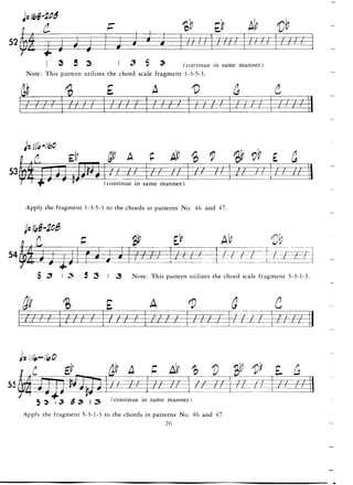 Pattens for jazz jerry coker