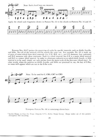 Pattens for jazz jerry coker