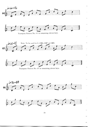 Pattens for jazz jerry coker