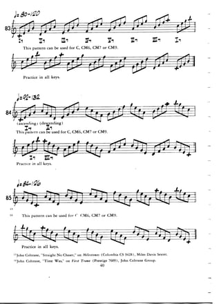 Pattens for jazz jerry coker