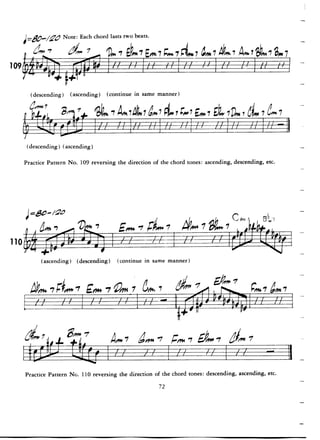 Pattens for jazz jerry coker