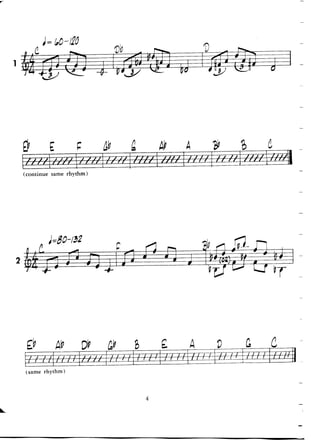 Pattens for jazz jerry coker