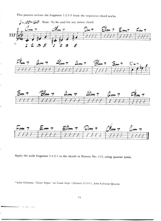 Pattens for jazz jerry coker