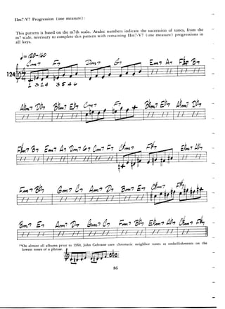 Pattens for jazz jerry coker