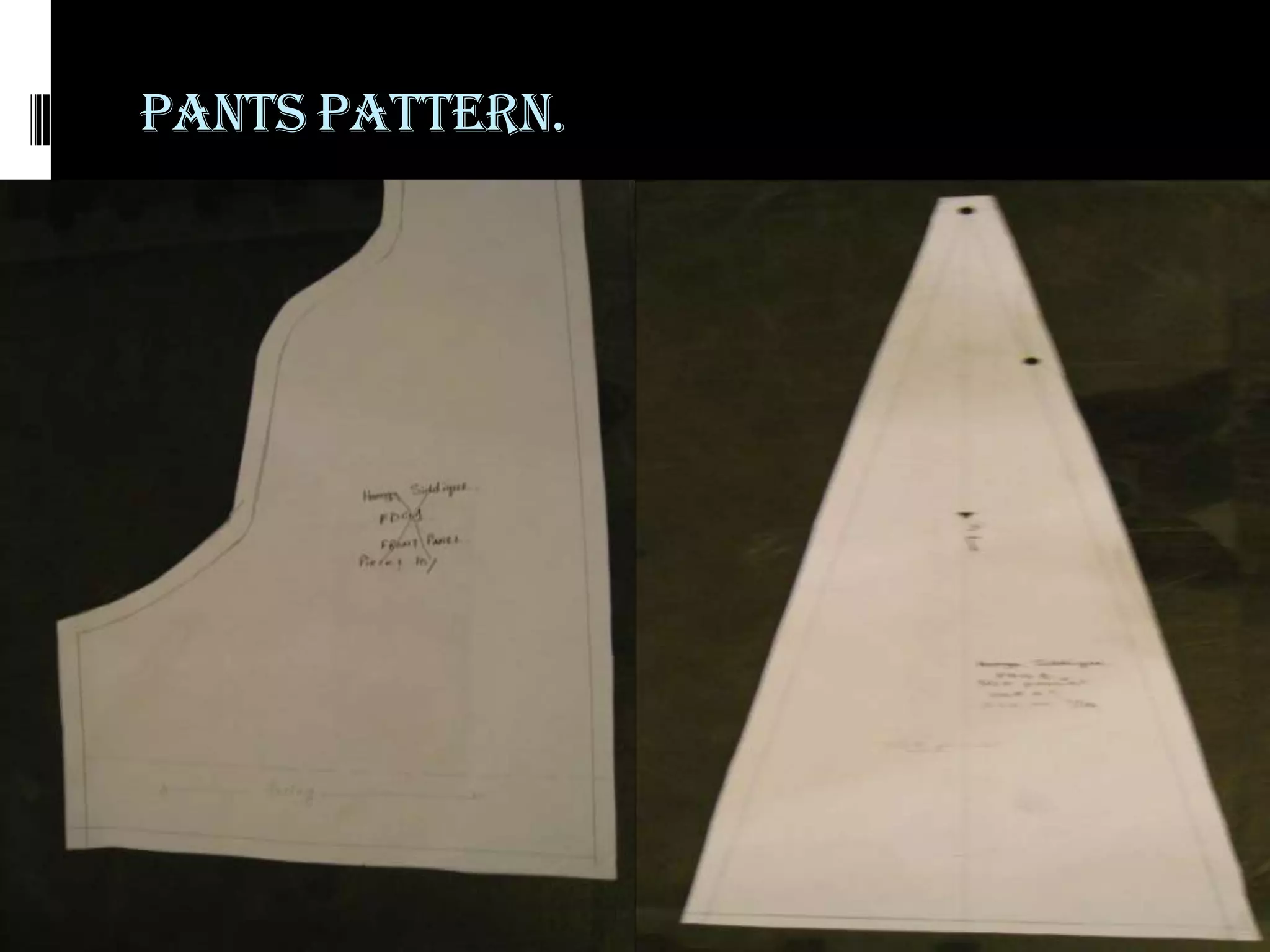 PANTS PATTERN.