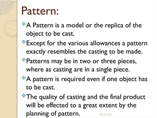 preparation of pattern and associated.pptx