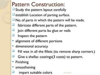 preparation of pattern and associated.pptx