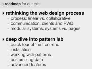 The Why and What of Pattern Lab | PDF